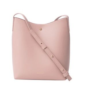 SAMARA - medium SHOULDER BAG in Peony color